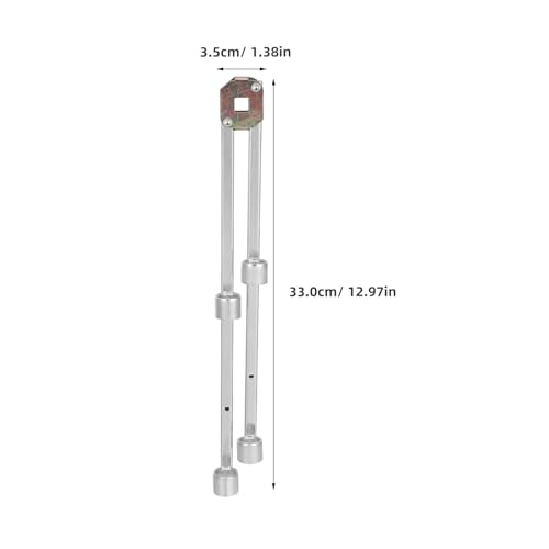 Repuesto de Eje de Transmisión para Puerta Plegable | Eje Hueco de 13" para Puerta Bifold | Varilla de Acero Vertical para Puerta Plegable en Hogar, Hotel y Comercial miniatura 5