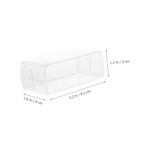 Boîtes d'exposition transparentes en PVC solide UPKOCH, la vitrine compacte de haute qualité