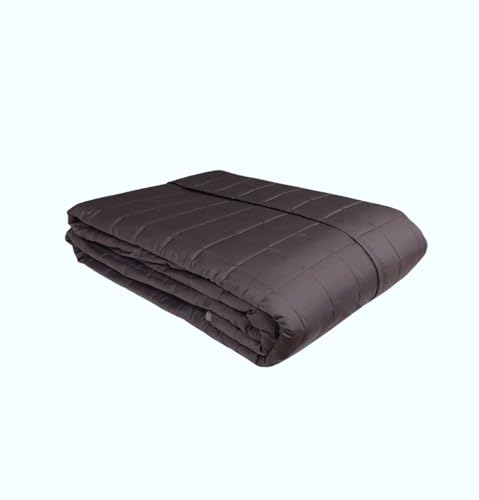 Dondi Home Colcha acolchada para cama de matrimonio, realizada en satén de algodón 100 %, color liso, medidas: 270 x 270 cm, relleno de 90 g/m², art. Botticelli col. marrón tierra