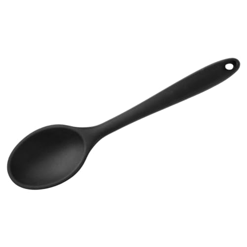 Mikinona Cuchara de silicona cocina freidora cucharas para servir cuchara pala cuchara cuadrada plato cucharas soperas cuchara de servir de silicona cuchara de ensalada casera gel de sílice