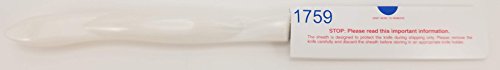 Cutco Model 1759 Table Knife With White (Pearl) Handle....................3.4” High Carbon Stainless Dd Serrated Blade.............in Factory Sealed Plastic Bag. #TOP5