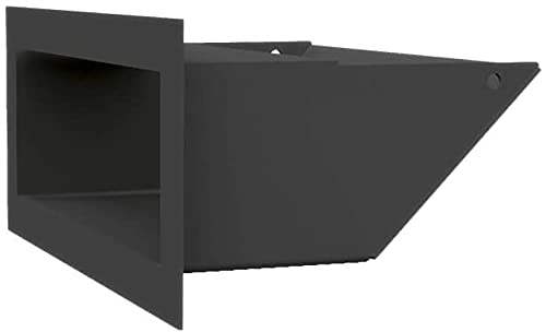 KRATKI griglia di ventilazione AIR LUFT/9/20/45S/C 9 x 20 x 12,65 cm nero | LUFT/9/20/45S/C Camino, Nero; Peso 0.8 kg