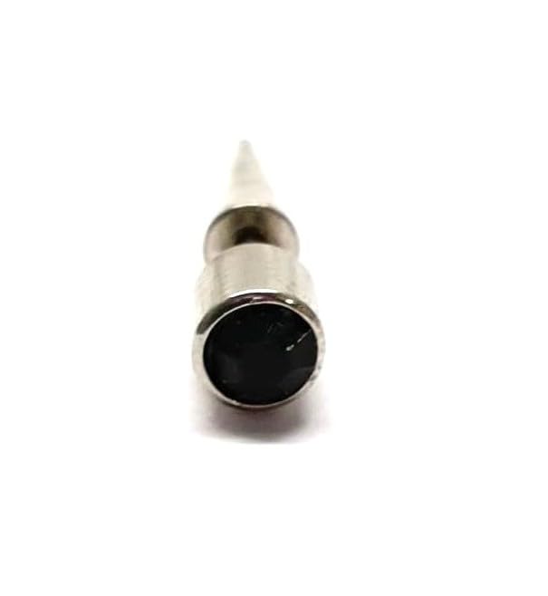 nipstec Men's Black Stud Spike Earring | Punk Rock Ear Stud | Stylish Men’s Jewellery for Party, Concert, Streetwear, Casual Look & Birthday Gift-picture-39