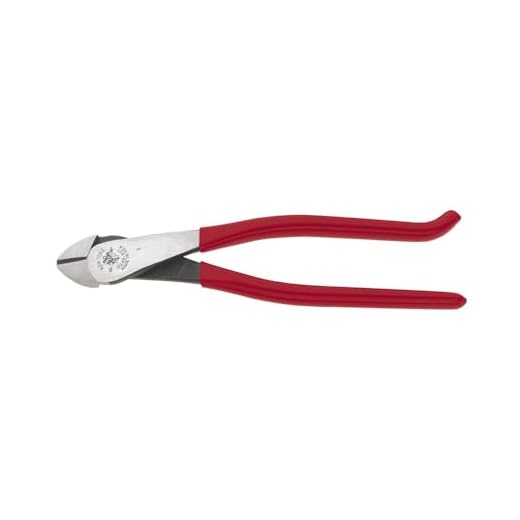 Klein Tools D248-9ST Pliers, Ironworker's Diagonal Cutting Pliers with High Leverage Design Works as Rebar Cutter and Rebar Bender, 9-Inch