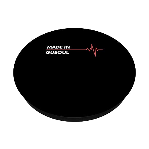 Made In Gueoul Senegal City Of Birth Hometown PopSockets Swappable PopGrip, Black - Image 2