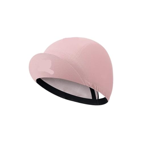 Cycling Cap Quick Dry Mesh Helmet Liner Compatible for Road Bike Running(Pink)