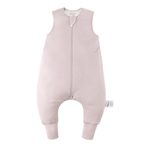 Okayinn BubblePanda Toddler Sleep Sack with Feet 3t-4t 100% Cotton Wearable Blanket with Legs 4t Baby Sleep Bag Walker 0.5 Tog Summer Lightweight Thin Soft 2-Way Zipper