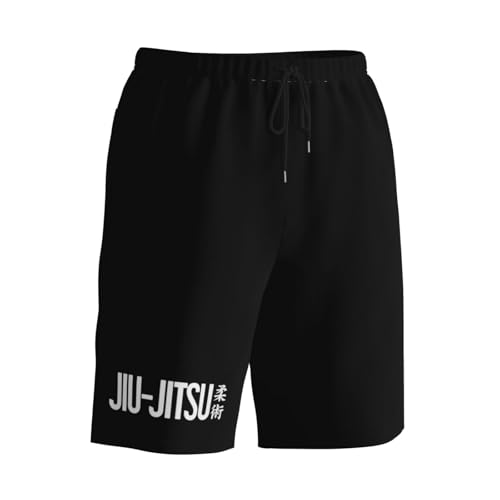 Jiu Jitsu Men's Quick-Dry Board Shorts 7" - Swim Trunks Summer Hawaii Beach2