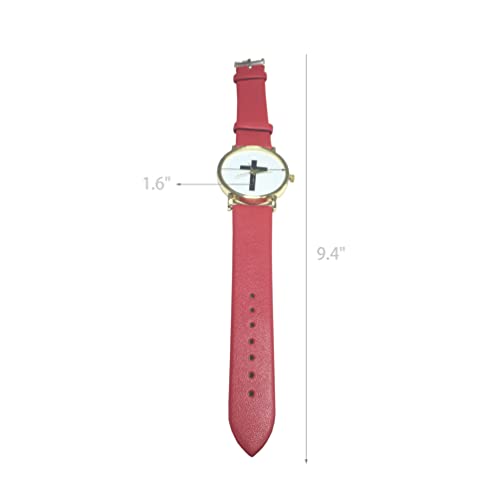 FixtureDisplays® Set of 2 Pcs Christian Watch with Cross 13291 132913