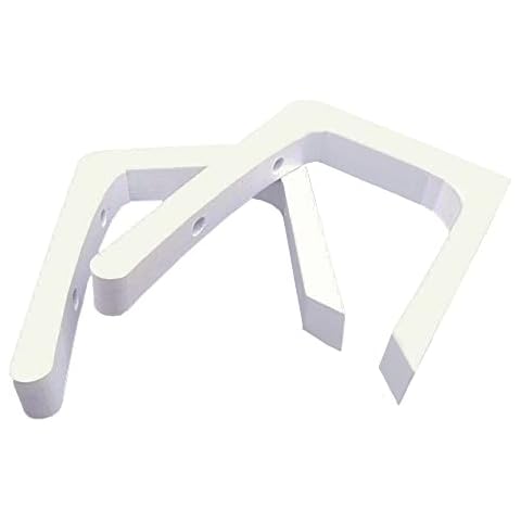 splash n color Bracket Ceiling Wall Mount & Heavy-Duty Garage Hanger for Hanging RC Airplane Medium - Garage Storage Utility Hooks - Easy to Mount, Storage Saving - White Cover