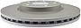 ACDelco Advantage 18A82000AC Coated Front Disc Brake Rotor