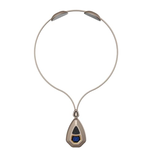 Doiyislem Masajeador de hombros, Masajeador de espalda y cuello - Masajeador de cuello linfático portátil - Masajeador de cuello de alivio linfático portátil, máquina de cuello linfático con modos de