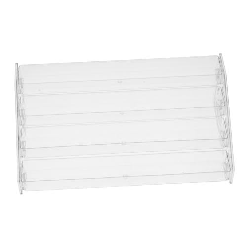 Housoutil Tiered Spice Shelf Cookie Stand Greeting Card Organizer Versatile Acrylic Display Rack