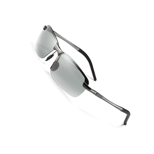 スマートに色が変わる偏光サングラス 男性と女性用釣りドライバーメガネ偏光 サングラス 変色調光偏光グラス 男女兼用 昼夜兼用 カット スポーツサングラス 超軽量 釣り 登山 トレッキング ハイキングへんこう さんぐらす