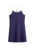GAP Girls Stretch Jersey Dress, Twilight Navy, Large