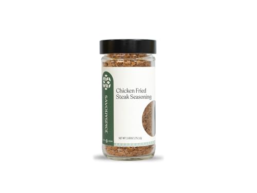 Savory Spice Chicken Fried Steak Seasoning (2.65 oz) - Country-Fried Steak-Style Seasoning for Batter Mix, Breading, Gravy & Southern Cooking - Gluten-Free, Sugar-Free, Vegan, No MSG