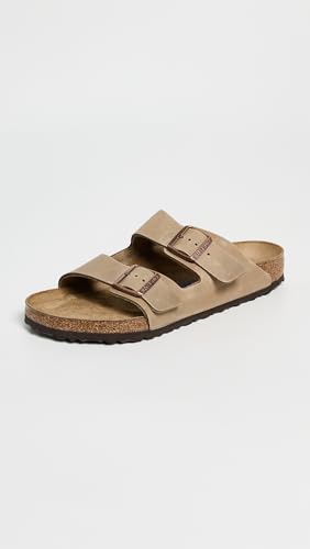 Birkenstock Arizona Soft Footbed Birkibuc Sandal,Tobacco Oiled Leather,42 M EU/11-11.5 B(M) US Women/9-9.5 B(M) US Men2