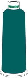Madeira Rayon Embroidery Thread 5500yd Cone BLUE GREEN Color: 1185