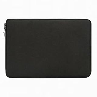 BoxWave Case Compatible with ASUS ROG Flow Z13 (2022) - QuickZip PlushSuit, Dual Zipper Sleeve Pouch Case with Soft Interior - Jet Black