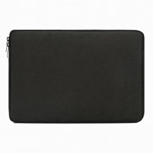 BoxWave Case Compatible with Thomson IN-PX14C NEO - QuickZip PlushSuit, Dual Zipper Sleeve Pouch Case with Soft Interior - Jet Black