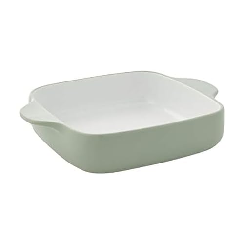 KitchenAid Vitrified Stoneware Square Baker, 2-Quart, Pistachio
