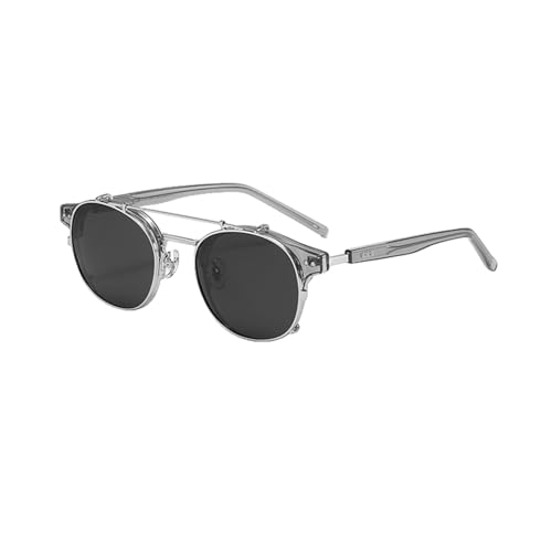 Lunettes de soleil steampunk en acétate polarisées contre l'éblouissement rétro unisexe