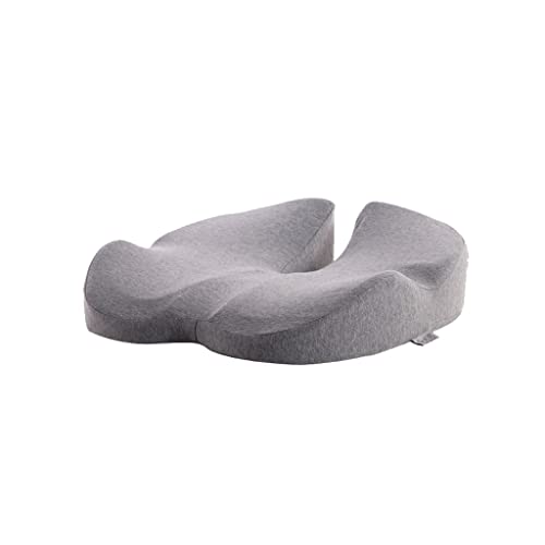 Coussin de siège ergonomique XMING gris et soutien lombaire pour fauteuil