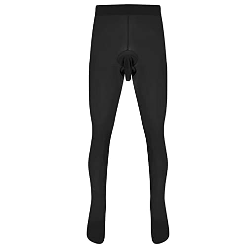 baobei Men Sissy Skinny Stretchy Legging Pantyhose Tights Hosiery Seamless Gay Sexy Erotic Lingerie Penis Pouch Pants Porn Underwear
