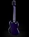 WestCreek RACER Solid Body Electric Guitar, Double Cut guitar, Rounded End Frets, Bone nut, Rosewood Fingerboard, Mahogany Body (Matte Purple)