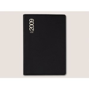 rido/idé Book Calendar Model Futura 2 (2025), 2 Pages = 1 Week, A5, 160 Pages, PP Cover, Blue