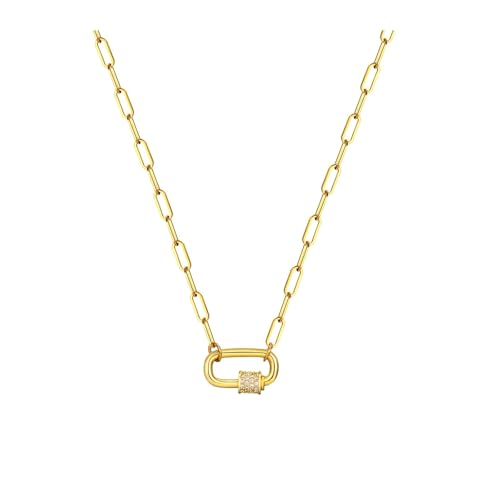 Collier trombone en acier inoxydable anti-ternissement pour peau sensible