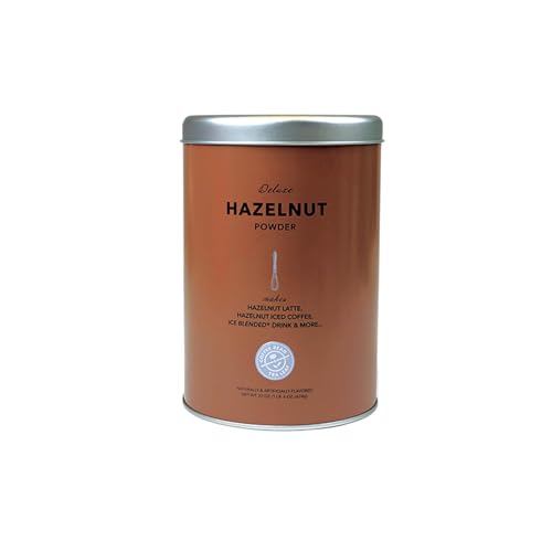Coffee Bean & Tea Leaf Hazelnut Cream Powder for Coffee, Cakes, Cakes & Mixes Drinks, Hazelnut, Can 22 Oz