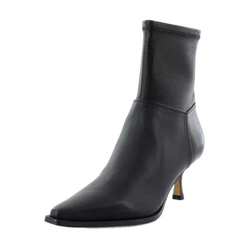 Steve Madden Stasia Women's Boots Black Leather Size 9.5 M