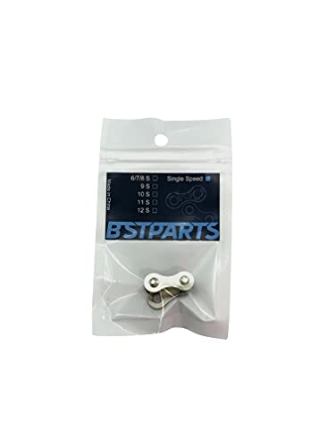 BST PARTS Maillon Rapide SP1, Singlespeed, Silver Chaine Vélo Adulte Unisexe, Argent, Standard