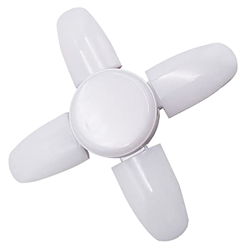 LED Garage Light 28W, Ceiling Fan with LED Light, Modern Ceiling Fan with Lamp Folding Deformable Angle Adjustable Panels Ceiling Light, Fan Lighting for Garages, Basement, Gym