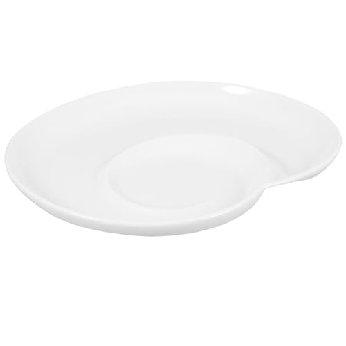 Plato cerámico dividido para servir 16.5x14.7 cm miniatura 1