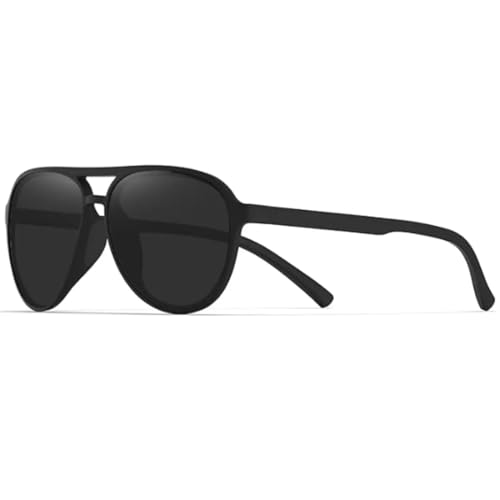 Lunettes de soleil rétro monture robuste et verres sombres haute définition