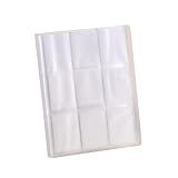 Fundas comerciales con 9 bolsillos: adecuadas para guardar fotografías, entradas de cine, billetes de tren, tarjetas de presentación, tarjetas de juegos, etc.