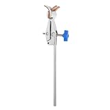 GETAJGHSD Universal 4 Prong Laboratory Clamp Adjustable Angle Cork Lined Iron Prongs Lab Equipment Clamp for Holding Flask Necks in Scientific and Industrial Use