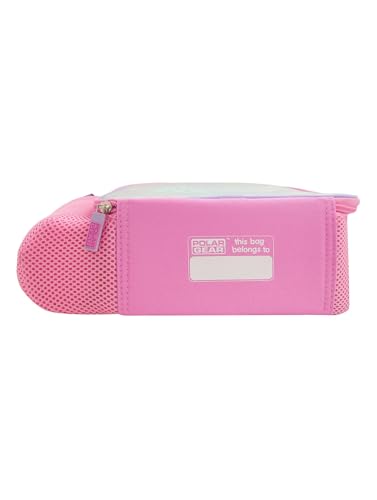 Polar Gear Hearts Lunch Bag Bottle Combo, Polyester, Pink