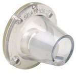 Polished Polycarbonate 7.2 in. L x 3/4 - 1-1/2 in. W Small Self Bailing Scupper 1 pk