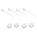 Mocturnity 4 Spina 8P4C/RJ45 RJ11 6P4C a Femmina M/F Adattatore Telefono Ethernet immagine