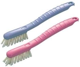 （まとめ）アズマ工業 シューズブラシ 2色 1パック（2本：各色 1本）【×10セット】