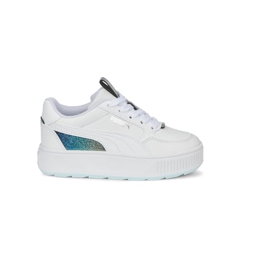 PUMA Toddler Girls Karmen Rebelle Night Out Lace Up Sneakers Shoes Casual - White