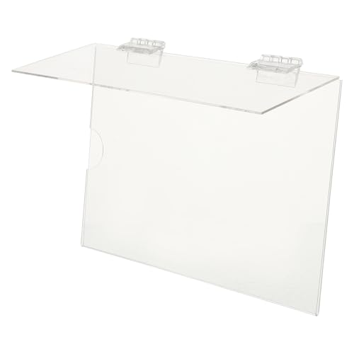 ifundom Soporte para Etiquetas A5 148x210mm Acrílico Transparente Portaetiquetas para Supermercados y Tiendas, Exhibidor de Precios Resistente y Práctico para Material de Oficina