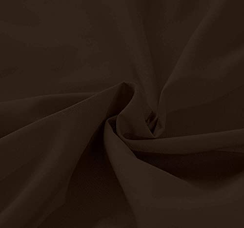Image of Microfiber Bed Sheets-Hotel Luxury Bedding 1800, Ultra-Soft Microfiber Wrinkle Free Luxury - Chocolate Solid Single Size