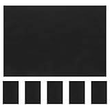 Alipis 6 Sheets Self-Adhesive Black Miniature Model Road Stickers for Diorama Train Scenery Traffic Layout