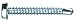 Hillman Fasteners 560366 12-14 x 2 in. Hex Washer Head Self Drilling Sheet Metal Screw44; Pack 100