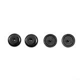 【Spezifikationen】Farbe: Schwarz; Material: Kunststoff; Größe: ca. 5 x 1,5 x 0,2 cm; Lieferumfang: 1 Paar Knopf-Clips.