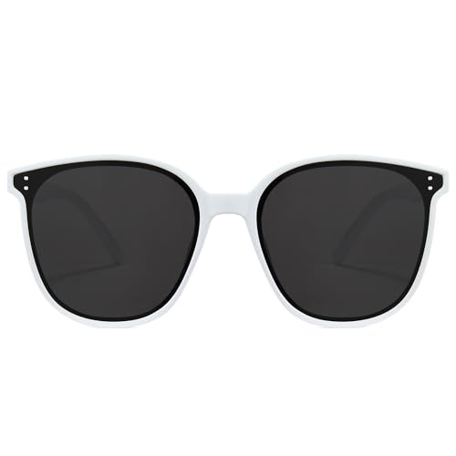 Image of Cyxus Oversized Cat Eye Sunglasses for Women Polarized Lens UV Protection for Beach Music Festivals Shopping 1902